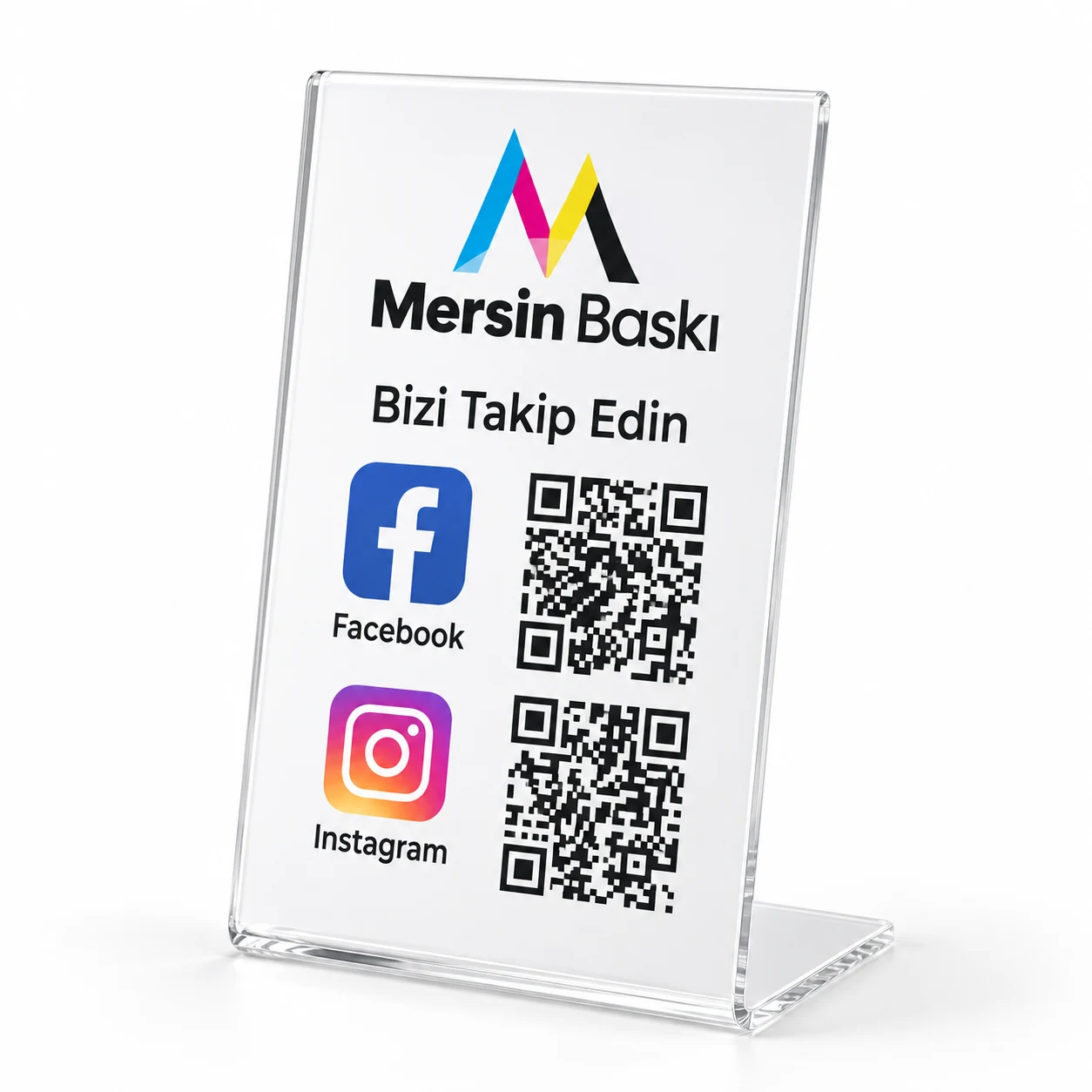 Pleksi Stand – Mersin Baskı logolu ürün görseli