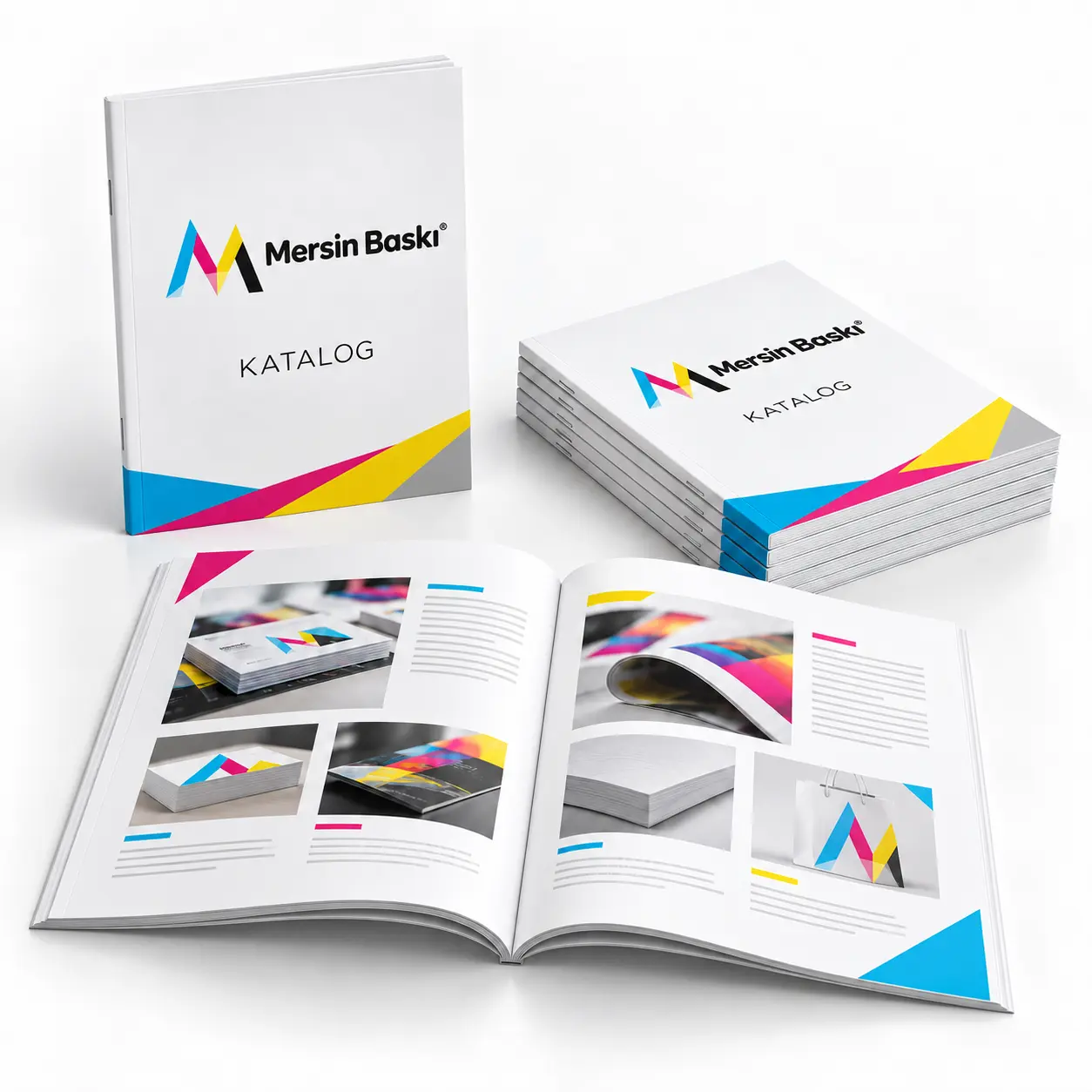 A5 Katalog – Mersin Baskı logolu katalog ürün görseli